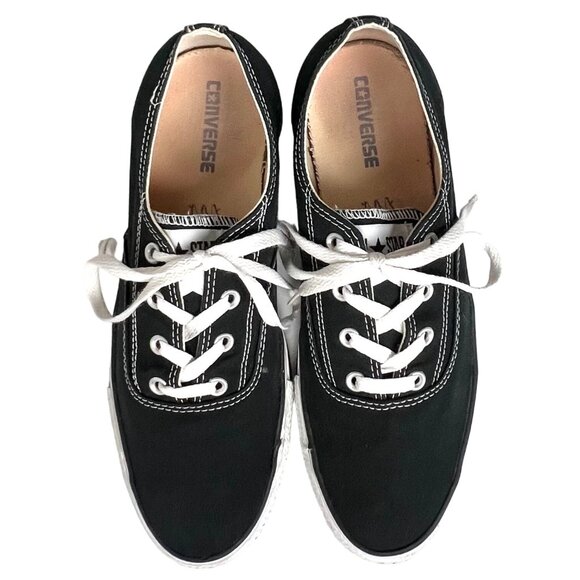 Converse All Star Black & White Canvas Low-Top CVO Ox Unisex Sneakers Size 11 - Picture 2 of 10